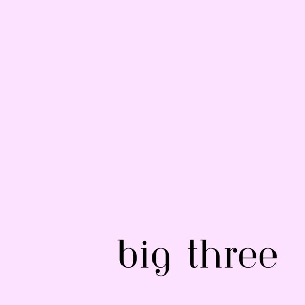 The Big Three - Zon, Maan & Ascendant